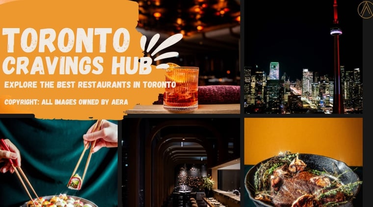 Food and Drinks at the best restaurants in Toronto with a view